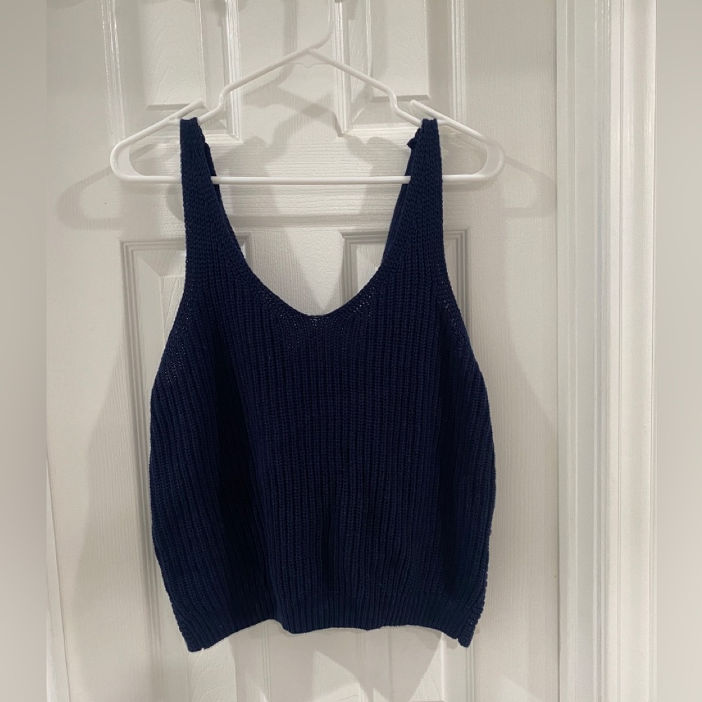 Jun & Ivy knitted crop top size medium NWT